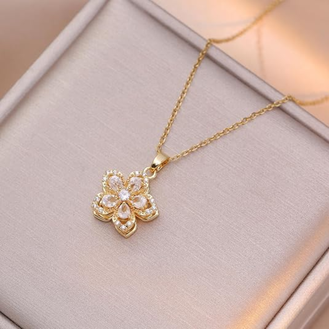 🌸 Collar Flor de Calma – Colección Anti Estrés
