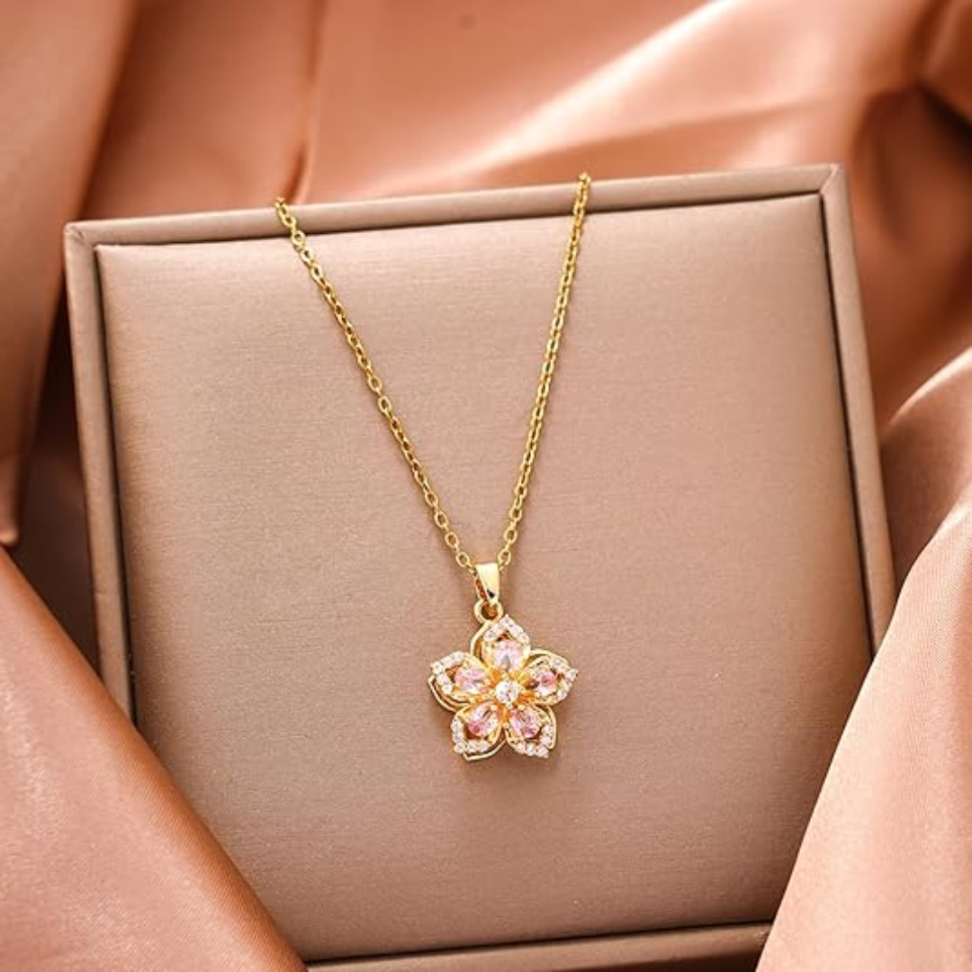 🌸 Collar Flor de Calma – Colección Anti Estrés